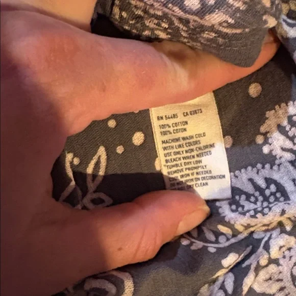 American Eagle Outfitters Grey Floral Paisley halter strap dress - Picture 8 of 8